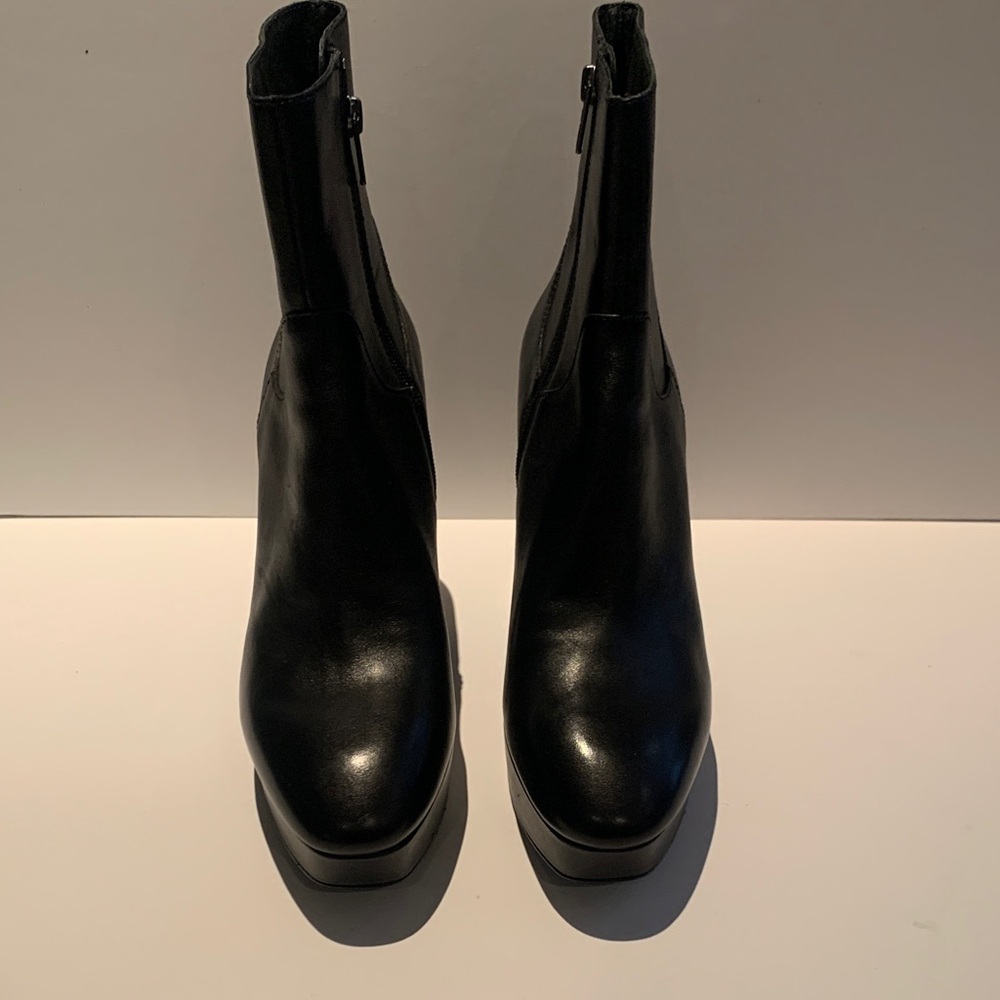 Ash Black Ankle Booties